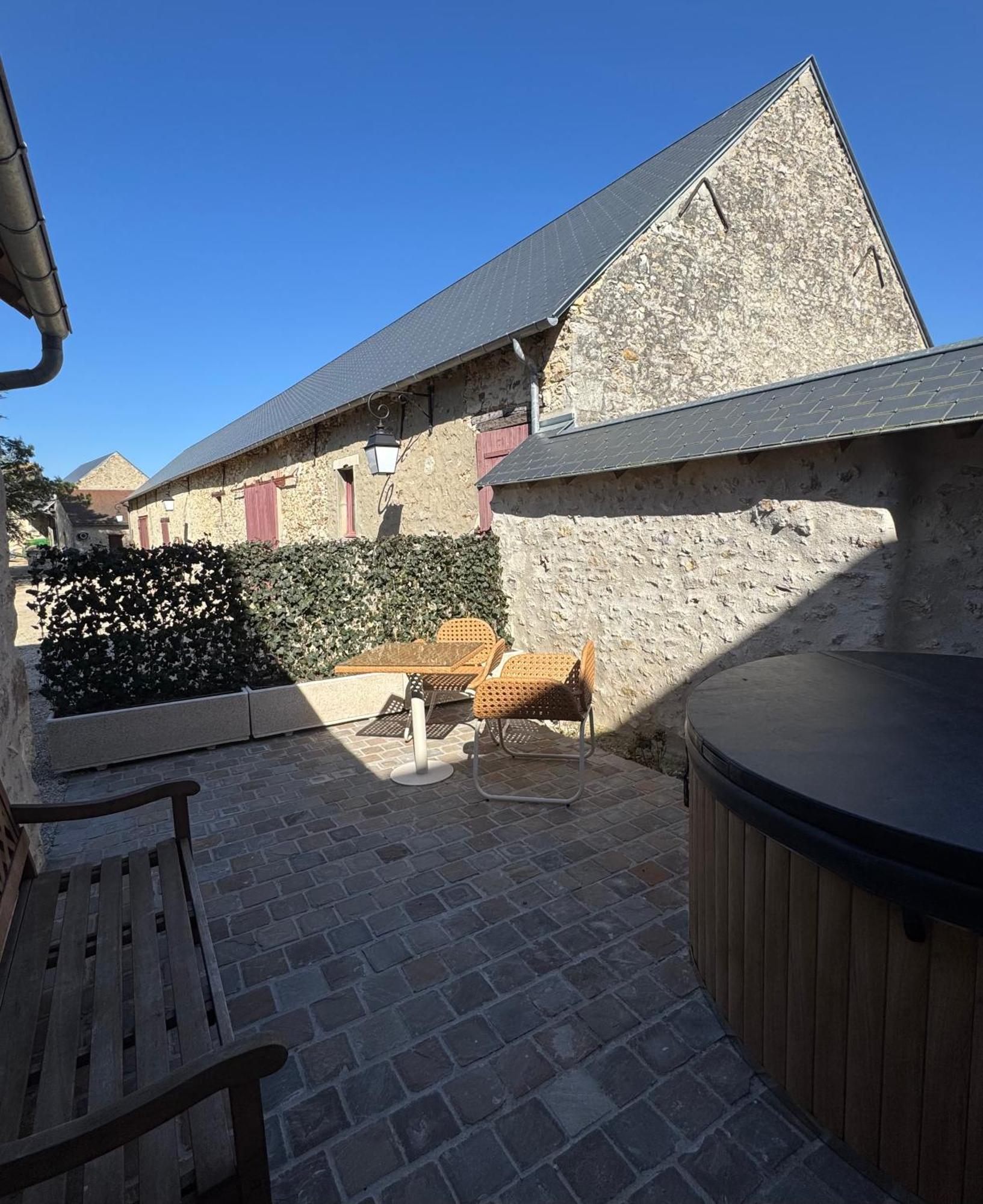 Le Cottage Maisonnette Dans Corps De Ferme Ollainville Esterno foto